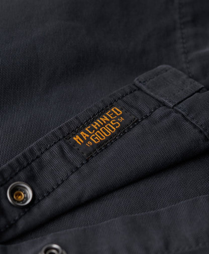 Superdry Organic Cotton Canvas Workwear Overshirt Eclipse Navy