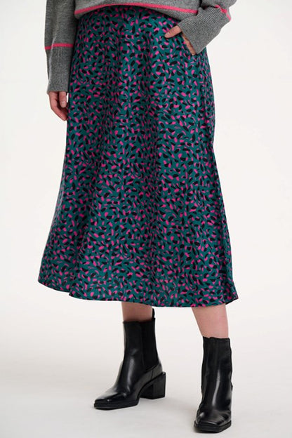 Sugarhill Brighton Krista Skirt Green Layered Spot