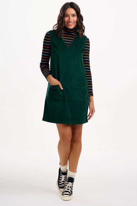 Sugarhill Brighton Kacy Tunic Dress Green Cord