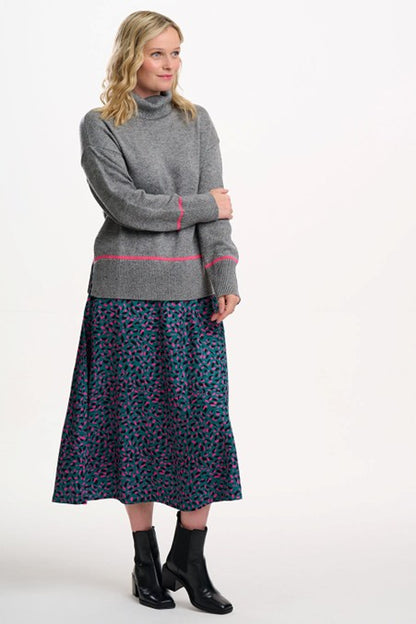 Sugarhill Brighton Krista Skirt Green Layered Spot