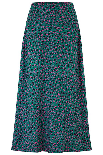 Sugarhill Brighton Krista Skirt Green Layered Spot