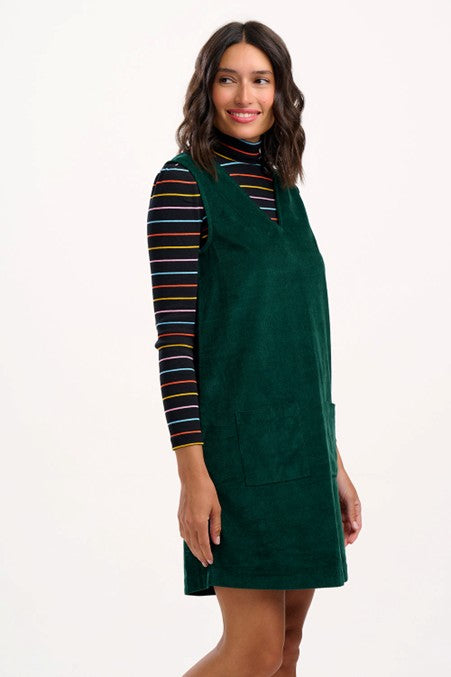 Sugarhill Brighton Kacy Tunic Dress Green Cord