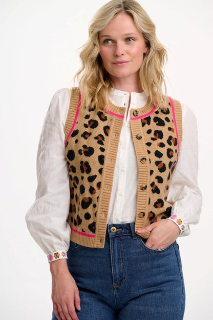 Sugarhill Brighton Regina Blouse Off-White Floral Cuff