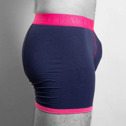 Swole Panda Bamboo Boxers Navy/Pink