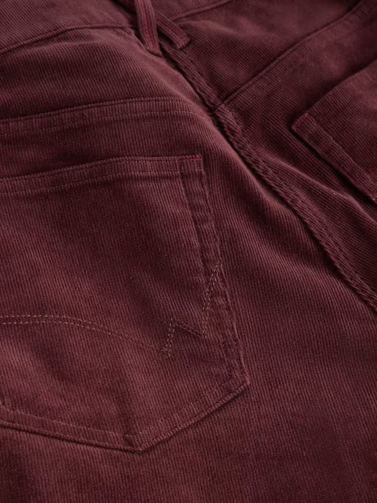 White Stuff Brooke Cord Straight Trouser Mid Plum