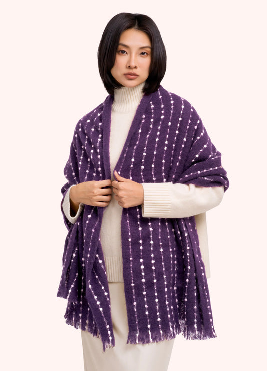 Powder Dakota Scarf in Damson