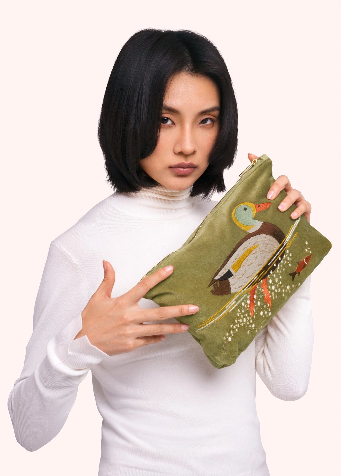 Powder Duck Zip Pouch