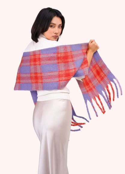 Powder Flora Scarf in Tangerine Mix