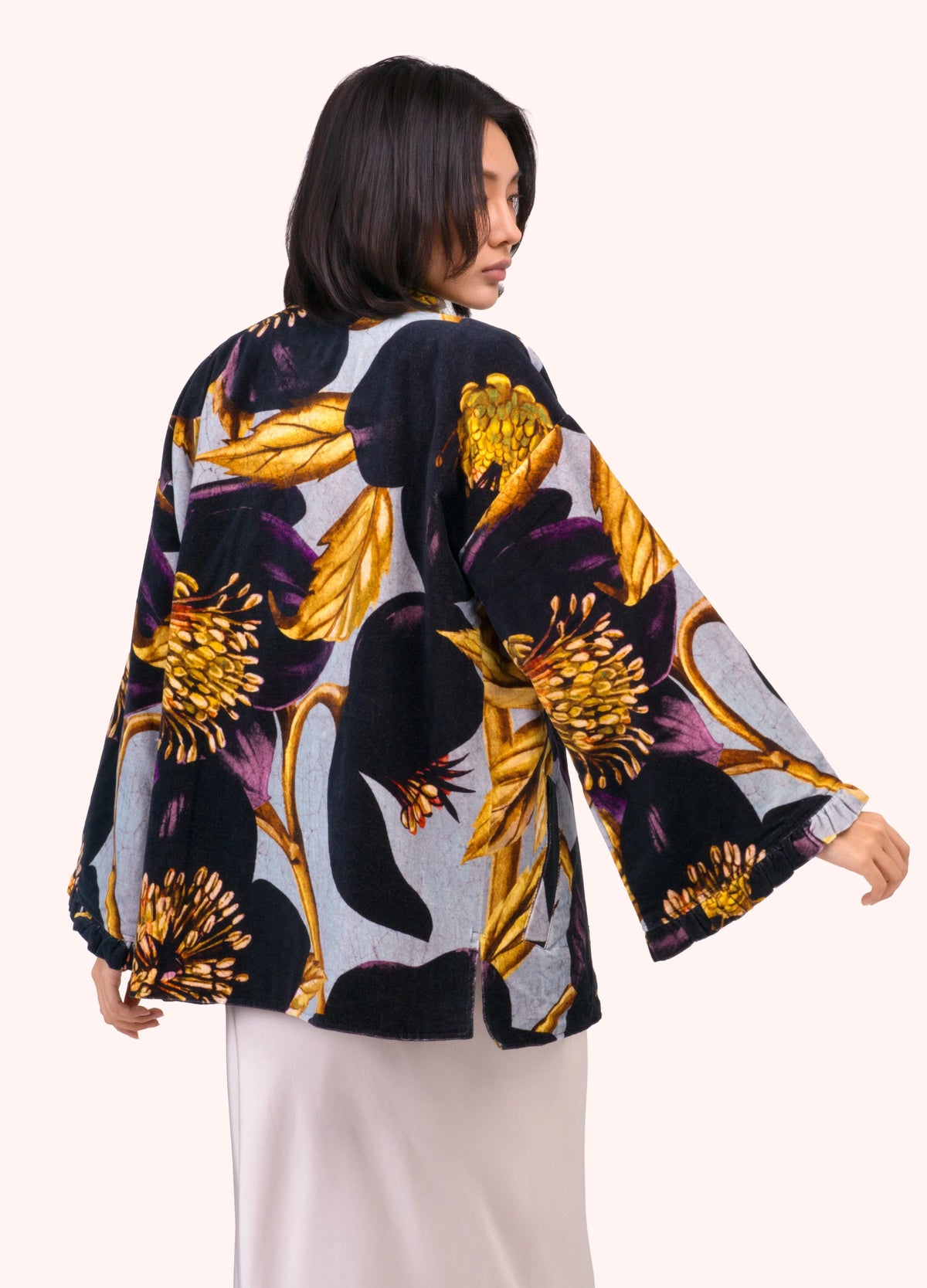 Powder Hellebore Velvet Jacket