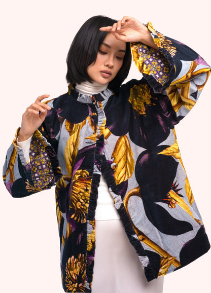 Powder Hellebore Velvet Jacket