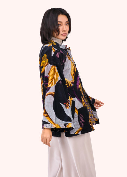 Powder Hellebore Velvet Jacket