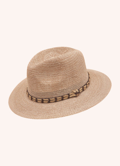 Powder Natalie Hat Natural with Rope Band