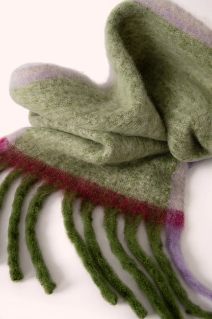 Powder Aria Cosy Scarf Sage