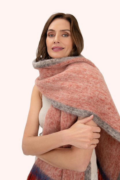 Powder Aria Cosy Scarf Tangerine