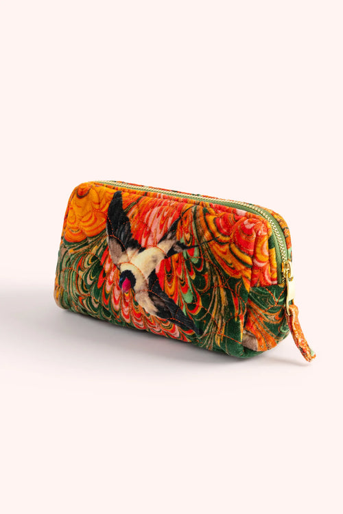 Powder Quilted Vanity Bag Marbled Swallow