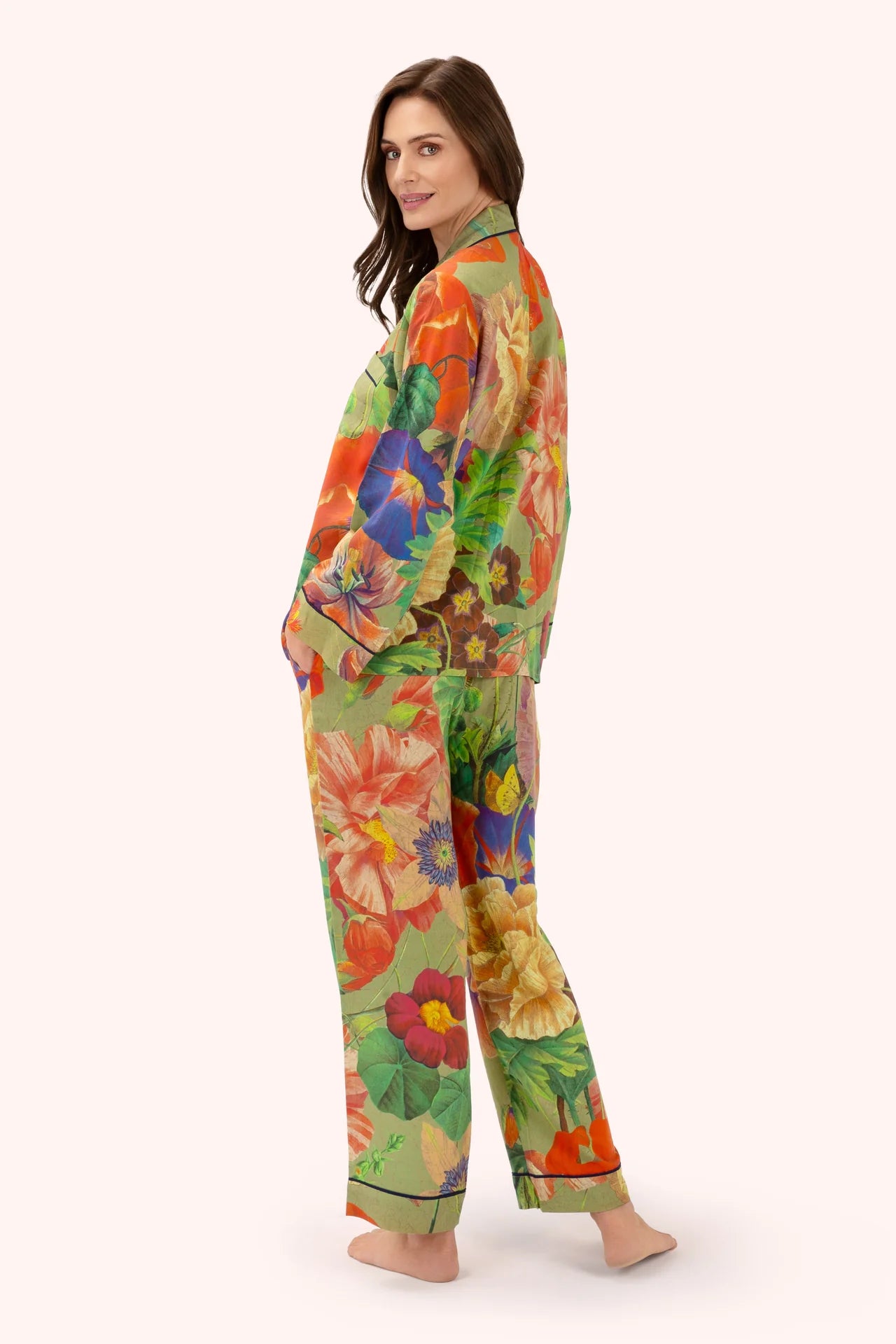 Powder Supersoft Botanical Bouquet Sage Pyjamas