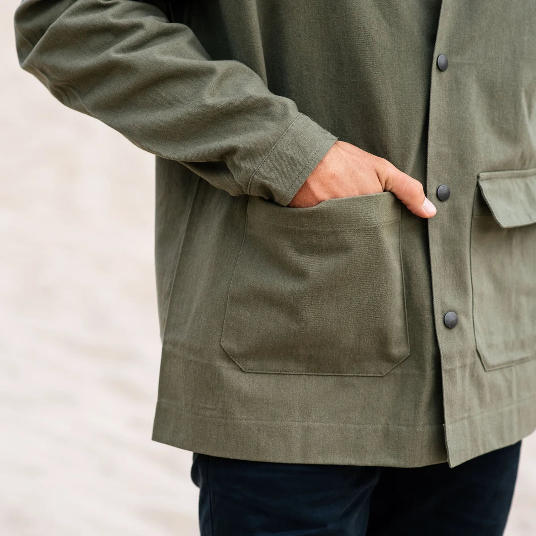 Rapanui Men's Overshirt Khaki