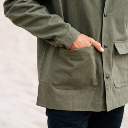 Rapanui Men's Overshirt Khaki