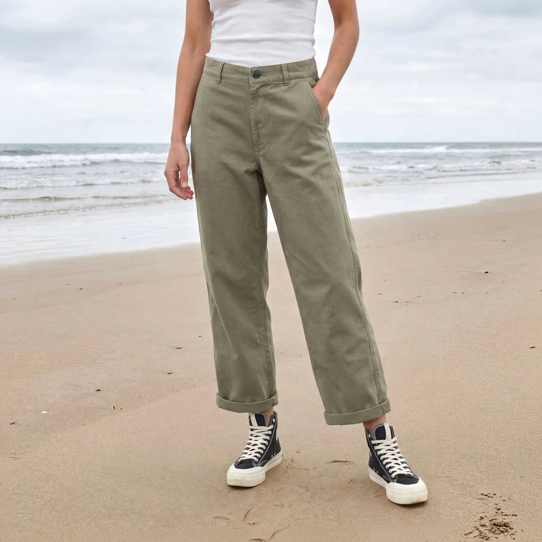 Rapanui Women's Twill Trousers Olive