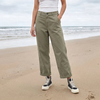 Rapanui Women's Twill Trousers Olive