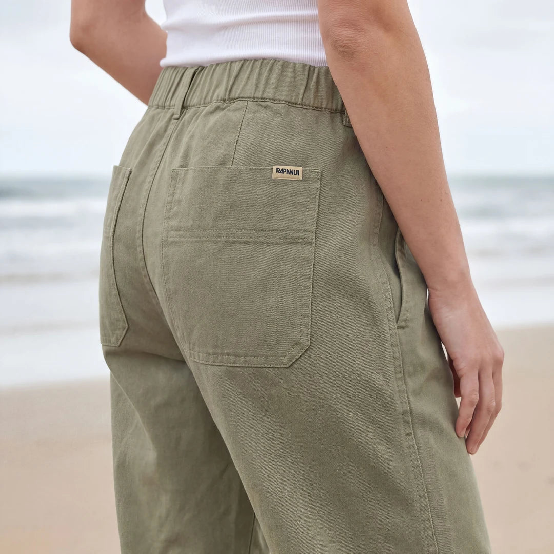 Rapanui Women's Twill Trousers Olive
