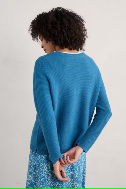 Seasalt Makers Cotton Jumper Sailboats