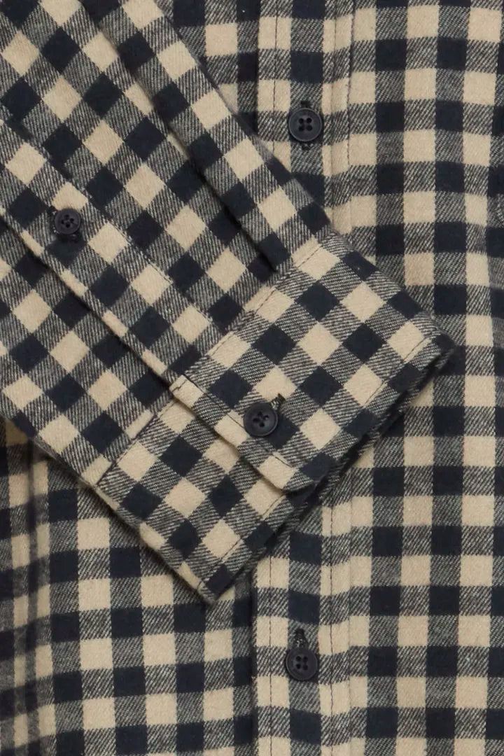 Blend Long Sleeved Checked Shirt Salute