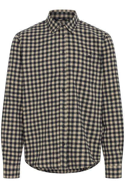 Blend Long Sleeved Checked Shirt Salute