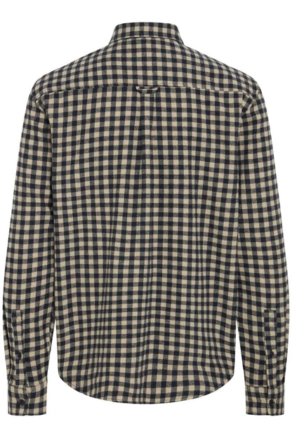 Blend Long Sleeved Checked Shirt Salute