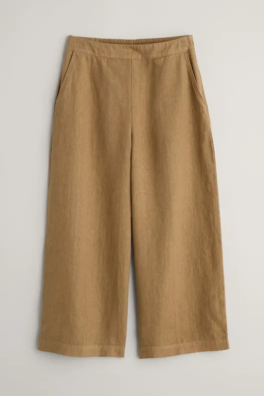 Seasalt Merrivale Linen Culottes Sand Dune