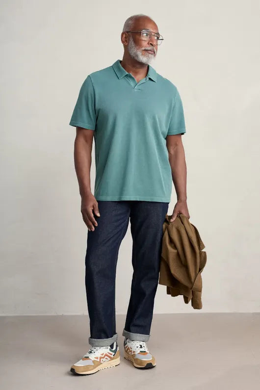 Seasalt Men's Treve Organic Cotton Polo - Size: Large