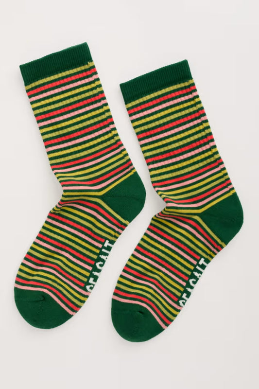 Seasalt Women's Cushioned Crew Socks Woad Grove Multi