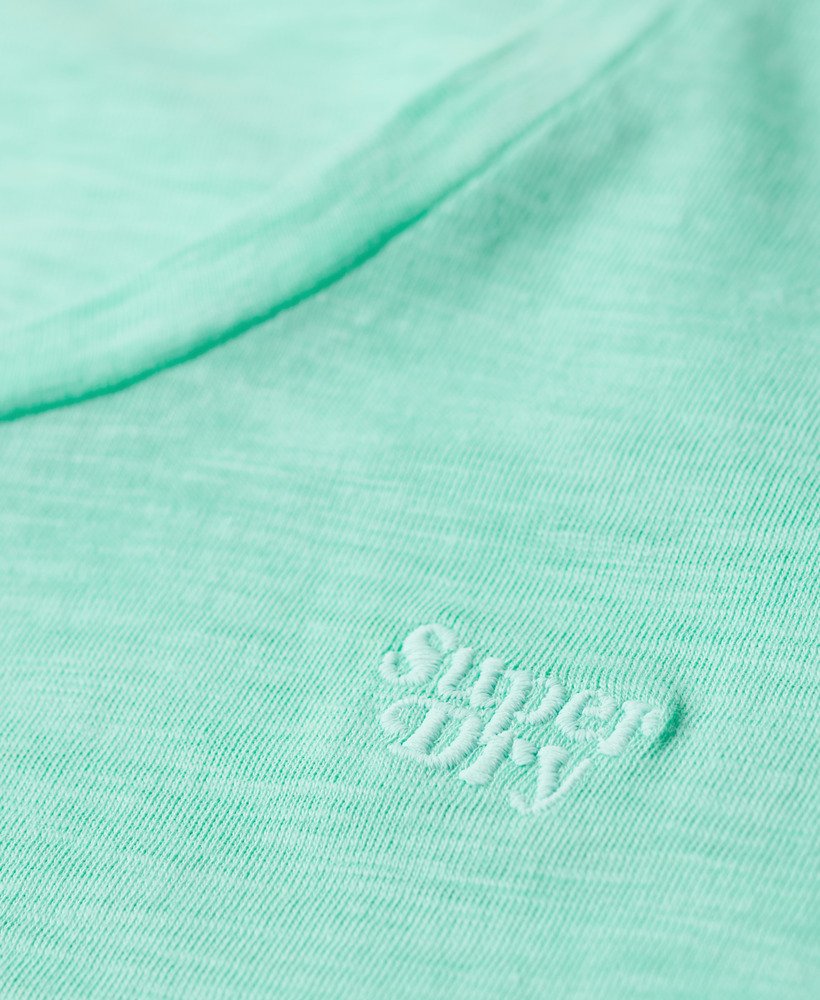 Superdry Scoop Neck Tee Fluro Mint