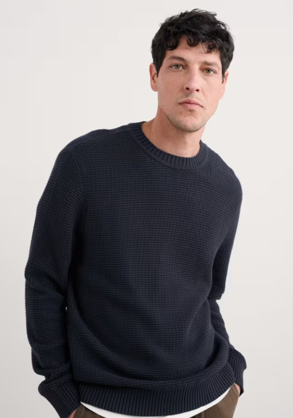 Seasalt Men's Mizzen Organic Cotton Knitted Jumper