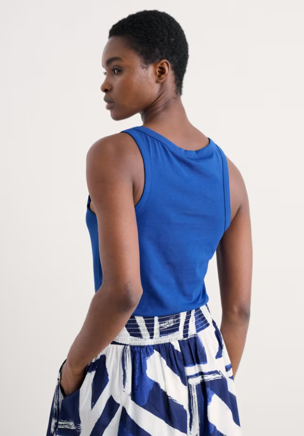 Seasalt Wild Plain Racerback Vest Bright Marine
