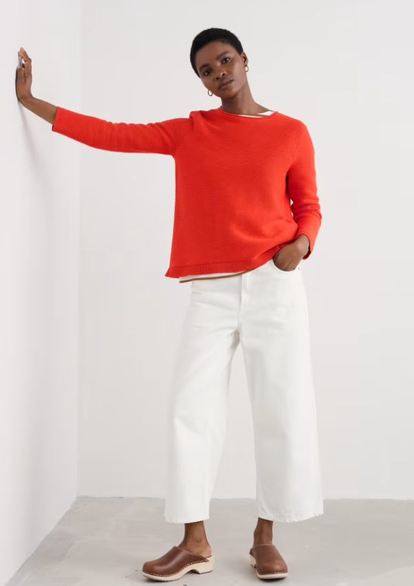 Seasalt Makers Cotton Jumper Mandarin