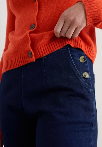 Seasalt Waterdance Trousers Dark Indigo Wash