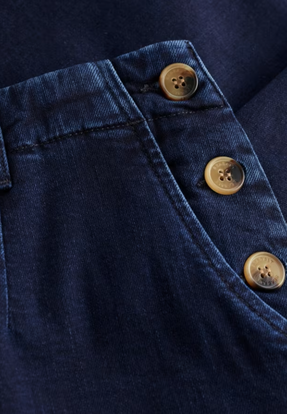 Seasalt Waterdance Trousers Dark Indigo Wash