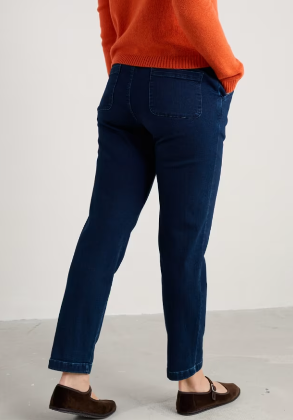 Seasalt Waterdance Trousers Dark Indigo Wash