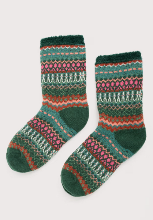 Seasalt Women's Cabin Socks Weaving Needle Dark Forage