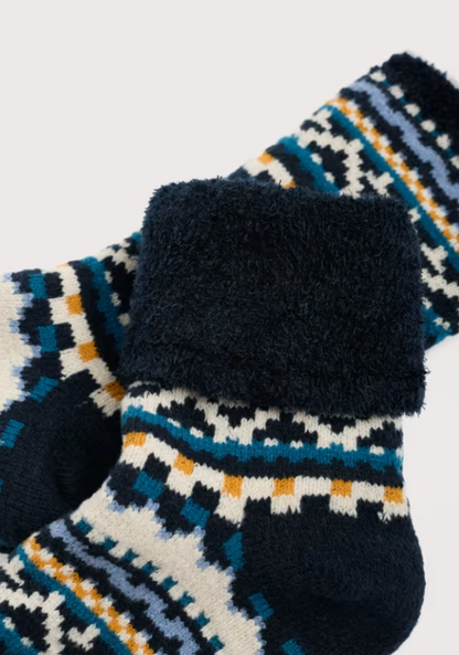 Seasalt Men's Cabin Socks Sandspire Kingfisher