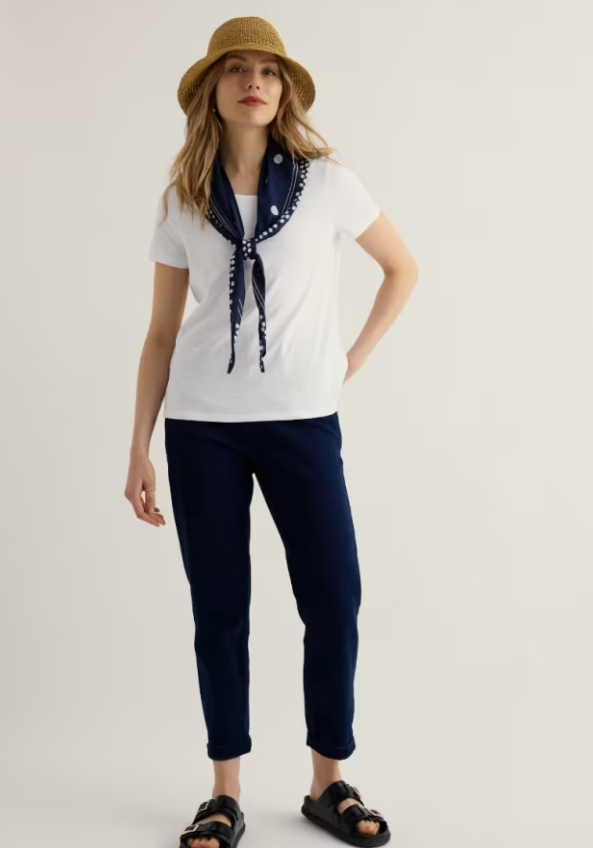 Seasalt Camerance T-Shirt Salt