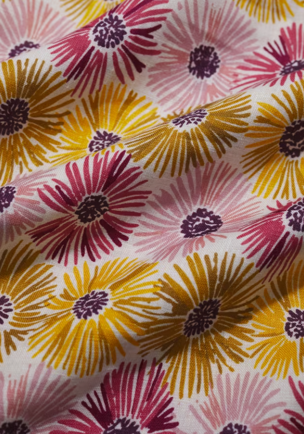 Seasalt Colour Study Top Painted Asters Chalk