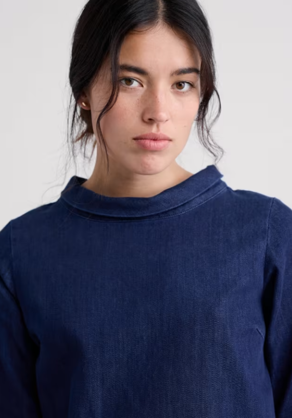 Seasalt Curlew Cry Denim Tunic Mid Wash