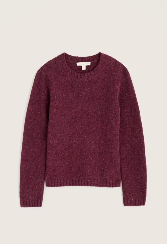 Seasalt Dawson Pick Jumper Dark Hellebore. Womens Straight Fit sweater with Crew neck All merino comes from non-mulesed sheep. Material: 70% Merino Wool & 30% Recycled Nylon Description: Seasalt's Dawson Pick Jumper 