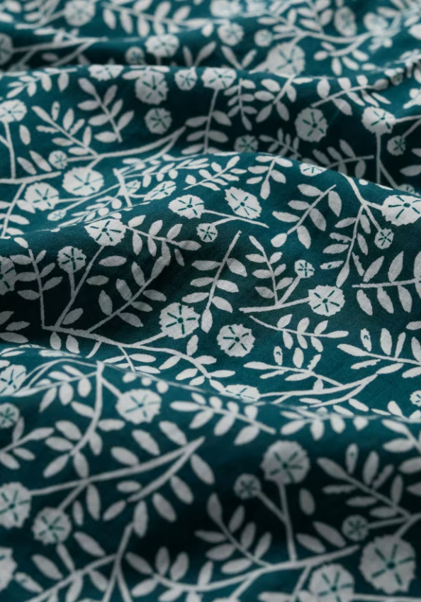 Seasalt Garden Gate Cotton Top Folky Marigolds Dark Wreckage