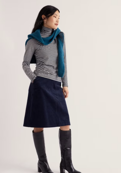 Seasalt Landing Roll Neck Top Pellitras Hessian Maritime
