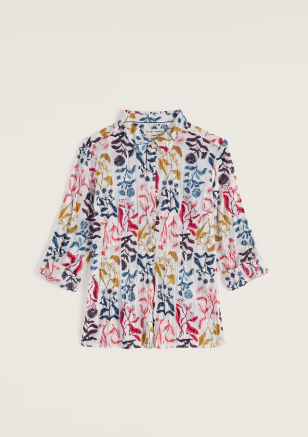 Seasalt Larissa Shirt Inky Botanical Chalk