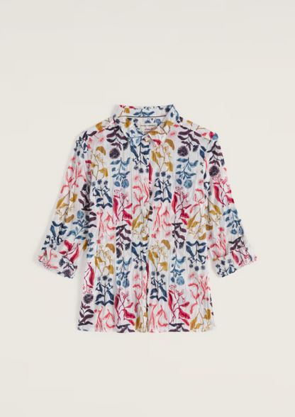 Seasalt Larissa Shirt Inky Botanical Chalk