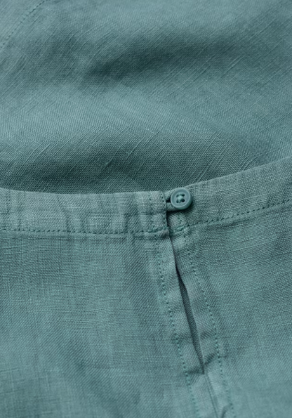 Seasalt Lighthouse Station Linen Vest Sardine